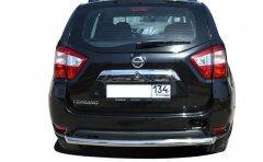 Тюнинг внедорожника Защита заднего бампера Nissan Terrano 2015