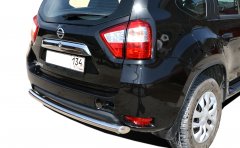 Тюнинг внедорожника Защита заднего бампера Nissan Terrano 2015