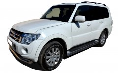 Тюнинг внедорожника Защита переднего бампера Mitsubishi Pajero 4 2006-2017