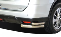 Тюнинг внедорожника Защита заднего бампера Nissan X-trail 2015 (T32) Третье поколение