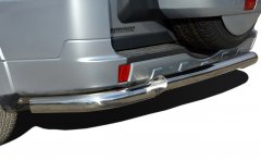 Тюнинг внедорожника Защита заднего бампера Mitsubishi Pajero 4 2006-2017