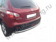 Тюнинг внедорожника Защита заднего бампера Nissan Qashqai 2008