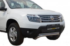 Тюнинг внедорожника Защита переднего бампера Renault Duster 2011