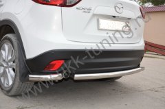 Тюнинг внедорожника Защита заднего бампера Mazda CX-5 2013