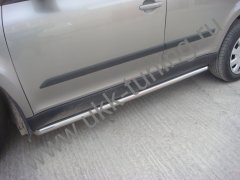 Тюнинг внедорожника Защита штатного порога труба Skoda Yeti