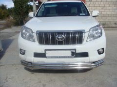 Тюнинг внедорожника Защита переднего бампера Toyota Land Cruiser Prado 150 2010