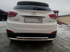 Тюнинг внедорожника Защита заднего бампера Hyundai ix35 2010