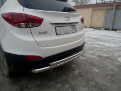 Тюнинг внедорожника Защита заднего бампера Hyundai ix35 2010
