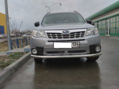 Тюнинг внедорожника Защита переднего бампера Subaru Forester 2011-2013