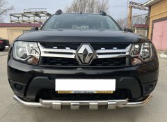 Тюнинг внедорожника Защита переднего бампера Renault Duster 2017