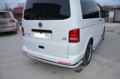 Тюнинг внедорожника Защита заднего бампера Volkswagen T5 Caravelle 2009 - 2015