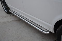 Тюнинг внедорожника Пороги с накладным листом Volkswagen T5 Caravelle 2009 - 2015