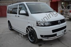 Тюнинг внедорожника Пороги с накладным листом Volkswagen T5 Caravelle 2009 - 2015