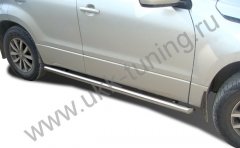 Тюнинг внедорожника Защита штатного порога труба Suzuki Grand Vitara 2005-2012