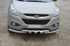 Тюнинг внедорожника Защита переднего бампера Hyundai ix35 2010