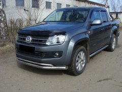 Тюнинг внедорожника Защита переднего бампера Volkswagen Amarok 2009
