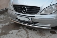Тюнинг внедорожника Защита переднего бампера Mercedes-Benz Vito 2005-2010, 2010-2014 (рестайлинг)