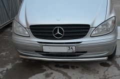 Тюнинг внедорожника Защита переднего бампера Mercedes-Benz Vito 2005-2010, 2010-2014 (рестайлинг)