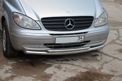 Тюнинг внедорожника Защита переднего бампера Mercedes-Benz Vito 2005-2010, 2010-2014 (рестайлинг)