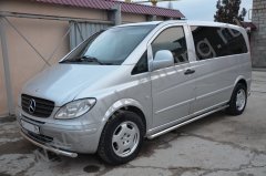 Тюнинг внедорожника Защита штатного порога труба Mercedes-Benz Vito 2005-2010, 2010-2014 (рестайлинг)