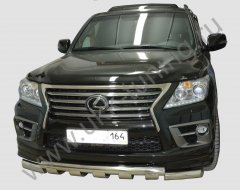 Тюнинг внедорожника Защита переднего бампера Lexus LX 570 SP 2014