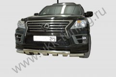 Тюнинг внедорожника Защита переднего бампера Lexus LX 570 SP 2014