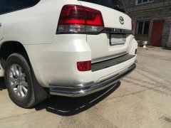 Тюнинг внедорожника Защита заднего бампера Toyota Land Cruiser 200  2015