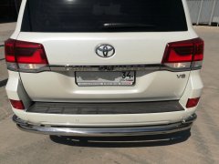 Тюнинг внедорожника Защита заднего бампера Toyota Land Cruiser 200  2015
