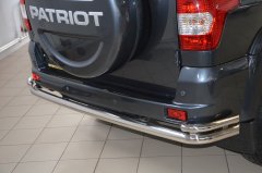 Тюнинг внедорожника Защита заднего бампера УАЗ Patriot 2014-2017, 2020