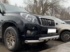 Тюнинг внедорожника Защита переднего бампера Toyota Land Cruiser Prado 150 2010