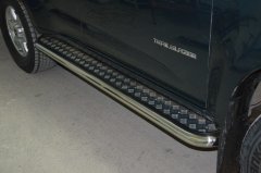 Тюнинг внедорожника Пороги с накладным листом Chevrolet Trailblazer 2013