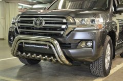 Тюнинг внедорожника Защита переднего бампера Toyota Land Cruiser 200  2015