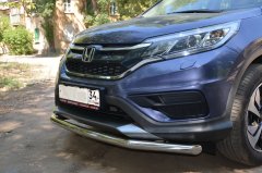 Тюнинг внедорожника Защита переднего бампера Honda CR-V 2014-2018