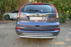 Тюнинг внедорожника Защита заднего бампера Honda CR-V 2014-2018