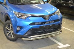 Тюнинг внедорожника Защита переднего бампера Toyota RAV4 2015