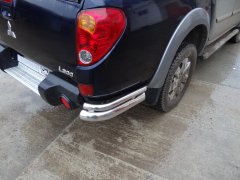Тюнинг внедорожника Защита заднего бампера Mitsubishi L200  2014