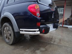 Тюнинг внедорожника Защита заднего бампера Mitsubishi L200  2014