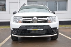 Тюнинг внедорожника Защита переднего бампера Renault Duster 2017