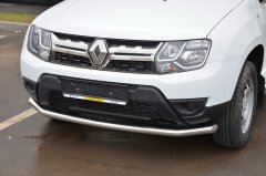 Тюнинг внедорожника Защита переднего бампера Renault Duster 2017