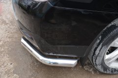 Тюнинг внедорожника Защита заднего бампера Toyota Highlander 2010