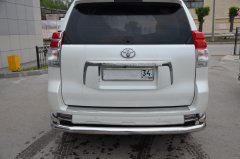 Тюнинг внедорожника Защита заднего бампера Toyota Land Cruiser Prado 150 2010