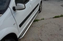 Тюнинг внедорожника Пороги с накладным листом LADA Largus