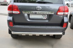 Тюнинг внедорожника Защита заднего бампера Toyota Land Cruiser 200 2007-2012