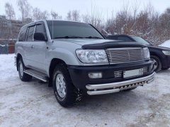 Тюнинг внедорожника Защита переднего бампера Toyota Land Cruiser 100 1998-2006