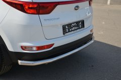 Тюнинг внедорожника Защита заднего бампера KIA Sportage 2015