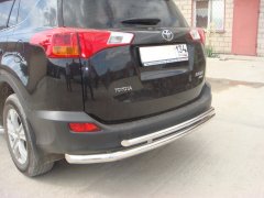 Тюнинг внедорожника Защита заднего бампера Toyota RAV4 2013