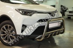 Тюнинг внедорожника Защита переднего бампера Toyota RAV4 2015