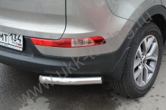 Тюнинг внедорожника Защита заднего бампера KIA Sportage 2010