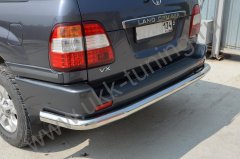 Тюнинг внедорожника Защита заднего бампера Toyota Land Cruiser 100 1998-2006
