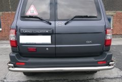 Тюнинг внедорожника Защита заднего бампера Toyota Land Cruiser 100 1998-2006